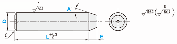 Locating Pins - Straight, Tapered - Press Fit:Related Image