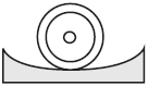 Economic type Medium precision Cam follower - Hex socket on head - Example of use