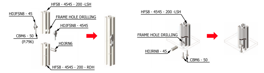 Blind Joint Parts