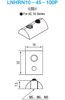 Application example of straight connector