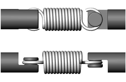 Example of Use for Tensile Springs