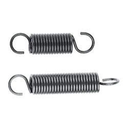 Tension spring with standard fixed length