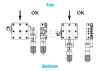 Economy type XYZ side manual stage cross roller type