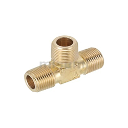 Economy Series Screw-In Fittings for Low Pressure, Brass, Equal Dia., Male Tee
