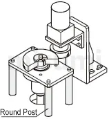 Pre Tapped Posts Round Posts One End Tapped with Wrench Flats, Length Configurable ...
