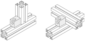 [Clean & Pack]6 Series (Slot Width 8 mm) - Block Bracket for 30/60 ...