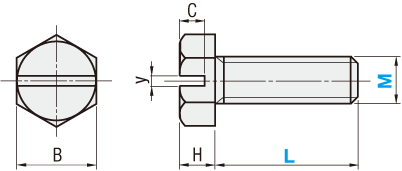 [Clean & Pack]Hex Resin Screws - Flathead Slot PEEK | MISUMI | MISUMI ...