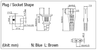 Fixed Length (CCC)-Double-Ended Connector with C7 Socket | MISUMI ...