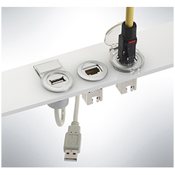 Case of using the cable type USB3.0 adapter (compatible with USB2.0) for economic panel mounting