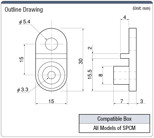 SPCM Model Dedicated Accessories, External Mounting Foot:Related Image