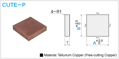 Electrode Blank Plate Electrode Tellurium Copper: Related Images