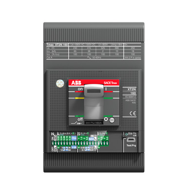 ABB Low Voltage Mold Case Circuit Breaker SACE Tmax XT2 Series (XT2N 160 EKIP DIP LS/I IN=10A 4P F F) 