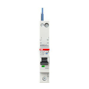 ABB Residual Current Circuit Breaker with Overcurrent Protection (RCBO) DSE201 M Series (DSE201 M C25 AC30 - N BLUE) 