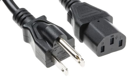 C13 to JISC8303 3P, 2m Power Cable