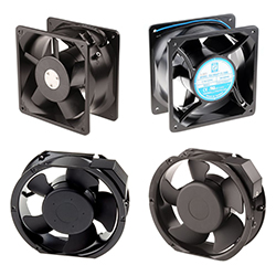 AC Dual Bearing Axial Fans