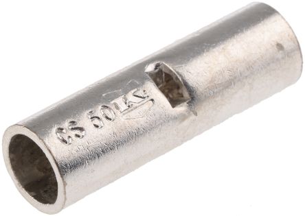 RS PRO Butt Splice Connector, Tin 50 mm²