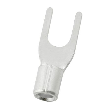 RS PRO Uninsulated Crimp Spade Connector, 1.5mm² to 2.5mm², 16AWG to 14AWG, 3.2mm Stud Size