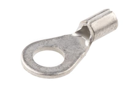 RS PRO Uninsulated Ring Terminal, M4 Stud Size, 0.5mm² to 1.5mm² Wire Size