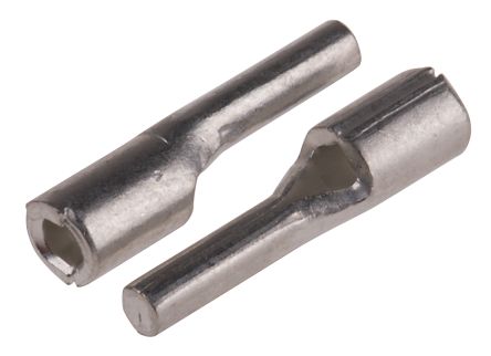 RS PRO Uninsulated Crimp Pin Connector, 0.5mm² to 1.5mm², 22AWG to 16AWG, 1.9mm Pin Diameter, 9mm Pin Length