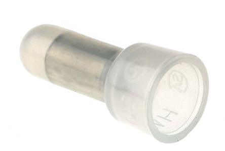 RS PRO Closed End Splice Connector, Clear, Insulated, Tin 0.5 to 1.5 mm²