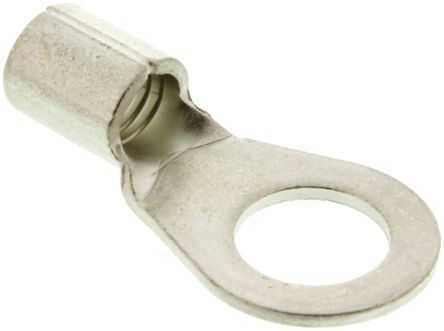 RS PRO Uninsulated Ring Terminal, 8.4mm Stud Size, 10mm² to 10mm² Wire Size