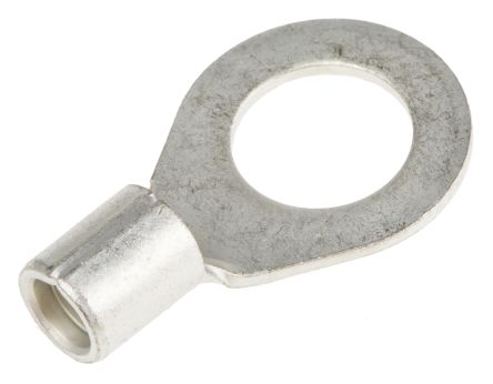 RS PRO Uninsulated Ring Terminal, 10.5mm Stud Size, 10mm² to 10mm² Wire Size