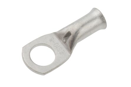 RS PRO Uninsulated Ring Terminal, 8mm Stud Size, 10mm² to 10mm² Wire Size