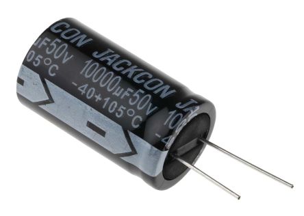 RS PRO 10000μF Electrolytic Capacitor 50V DC, Through Hole