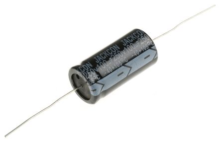RS PRO 100μF Electrolytic Capacitor 250V DC, Through Hole