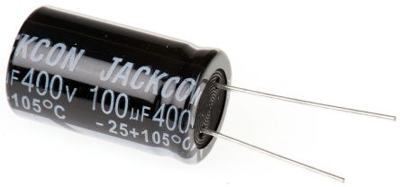 RS PRO 100μF Electrolytic Capacitor 400V DC, Through Hole