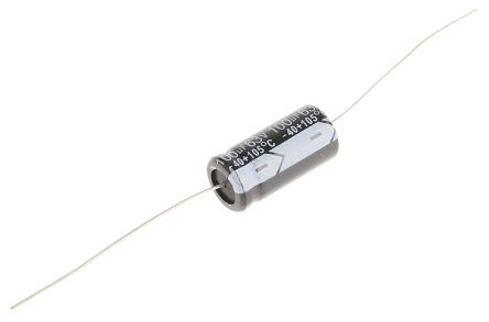 RS PRO 100μF Electrolytic Capacitor 63V DC, Through Hole