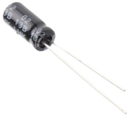 RS PRO 10μF Electrolytic Capacitor 35V DC, Through Hole