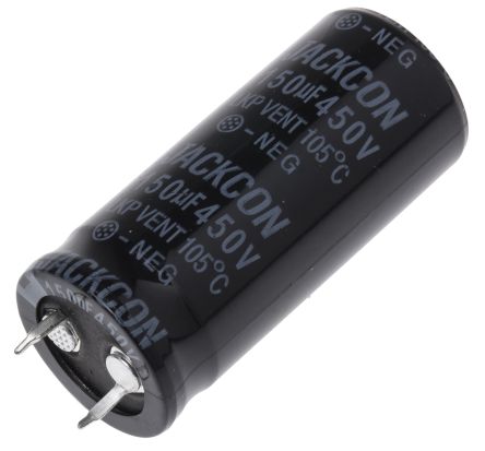 RS PRO 150μF Electrolytic Capacitor 450V DC, Through Hole