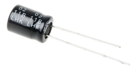 RS PRO 1μF Electrolytic Capacitor 450V DC, Through Hole