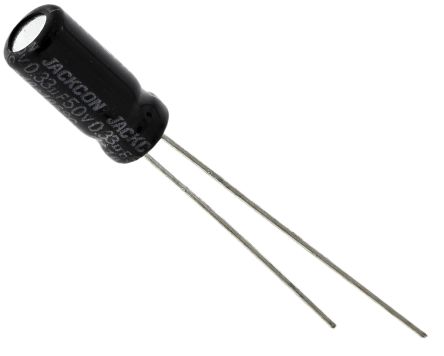 RS PRO 330nF Electrolytic Capacitor 50V DC, Through Hole