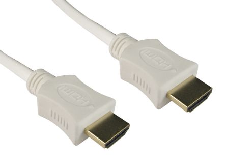 RS PRO 4K Male HDMI to Male HDMI Cable, 500mm (182-8504)