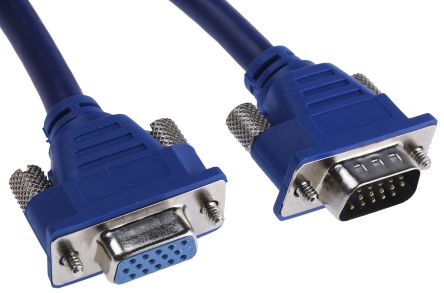 RS PRO Male VGA to Female VGA Cable, 3m