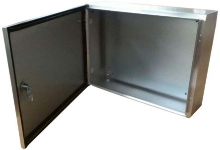 RS PRO 304 Stainless Steel Wall Box, IP66, 400mm x 400 mm x 200 mm