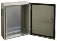 RS PRO Steel Wall Box, IP66, 150mm x 400 mm x 400 mm