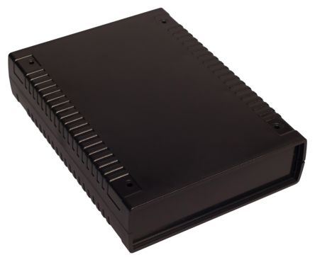 RS PRO Black ABS Enclosure, IP53, IK06, 185.5 x 136 x 40mm