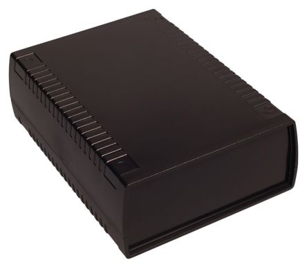 RS PRO Black ABS Enclosure, IP53, IK06, 185.5 x 136 x 60mm