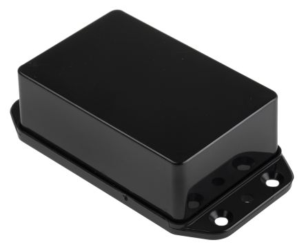 RS PRO Black ABS Enclosure, IP54, Flanged, 99.05 x 52.3 x 28mm