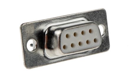 RS PRO 9 Way Panel Mount D-sub Connector Socket, 2.77mm Pitch (544-3749)