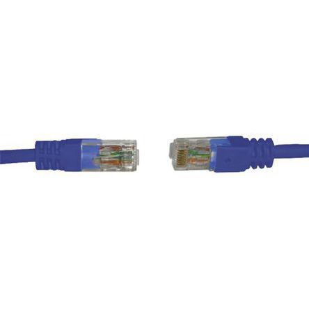 RS PRO Cat6 Ethernet Cable, RJ45 to RJ45, UTP Shield, Blue LSZH Sheath, 15m
