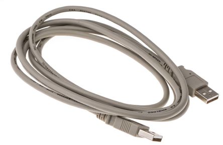 RS PRO Male USB A to Male USB A Cable, USB 2.0, 2m