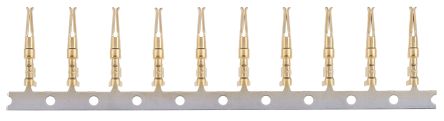 RS PRO Female Crimp D-sub Connector Contact, Gold over Nickel, 24 to 20 AWG