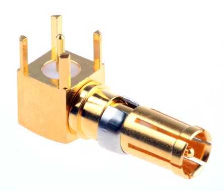 RS PRO Female Solder D-Sub Connector Coaxial Contact, Gold over Nickel Coaxial, 18.7mm Length