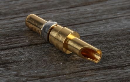 RS PRO Male Solder D-Sub Connector Power Contact, Gold over Nickel Power, 12 to 16 AWG