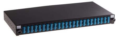 RS PRO Duplex Fibre Optic Patch Panel with 24 Ports Populated, 1U