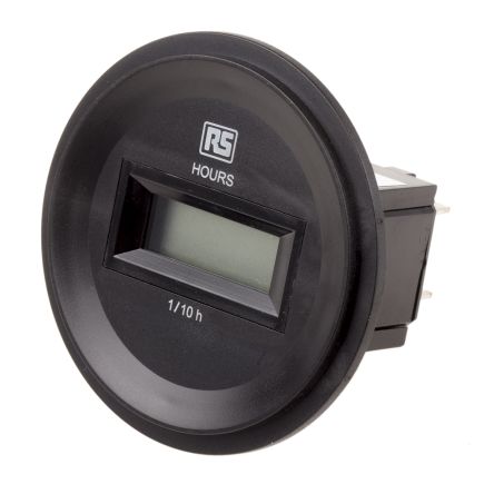 RS PRO Hour Meter Counter, 6 Digit, 10 to 80 V DC (896-6964)